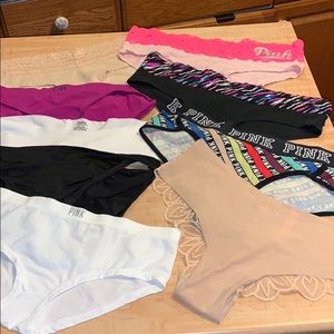 9 Pairs Victoria’s Secret PINK Panties